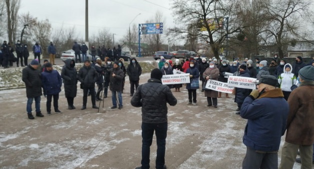 У Житомирі протестувальники блокували дорогу на Київ
