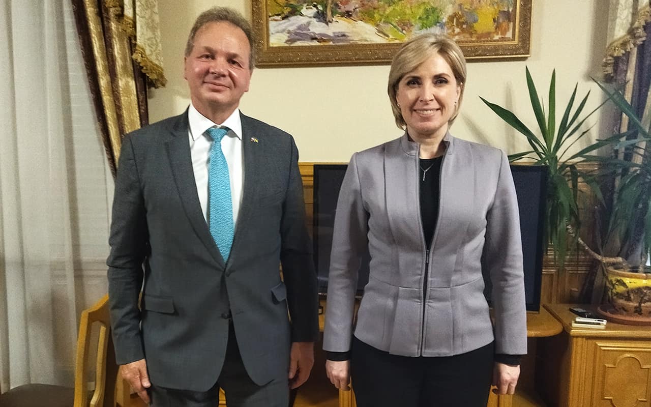 Верещук зустрілася Послом Швейцарії в Україні Вільдом